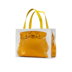 Grocery Bags Creative Parody Platinum Bag Print Woven Bag Full Take Down Birkin Fitness Casual Bag